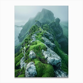 Fog On The Cliffs Canvas Print