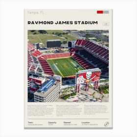 Tampa Bay Buccaneers - Raymond James Stadium Canvas Print