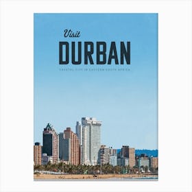 Visit Durban Canvas Print