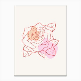 Rose Art 1 Canvas Print