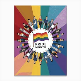 Pride Month 14 Canvas Print