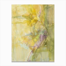 Dancer In Yellow Canvas Print