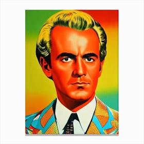 Maximilian Schell Colourful Pop Movies Art Movies Canvas Print