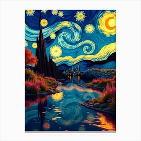 Starry Night 18 Canvas Print