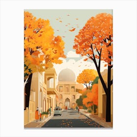 Baghdad In Autumn Fall Travel Art 3 Canvas Print