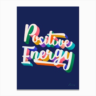 Positive Energy Canvas Print