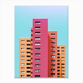 Apartment Buildings Canvas Print