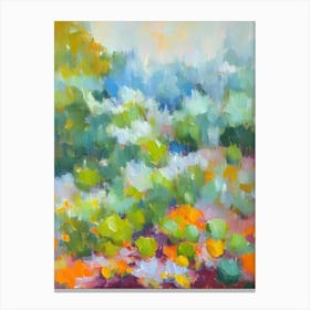 Bear’S Paw 2 Succulent Impressionist Painting Plant Canvas Print