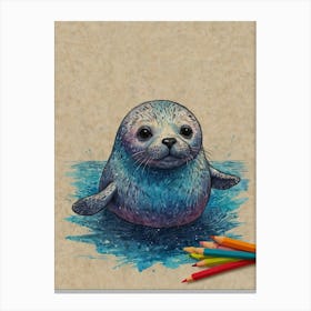 Seal! 4 Canvas Print