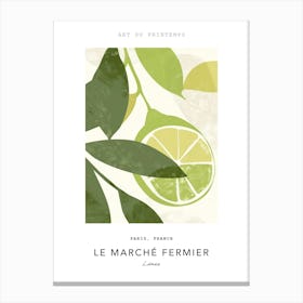 Limes Le Marche Fermier Poster 1 Canvas Print