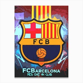 Logo Barcelona 2 Canvas Print