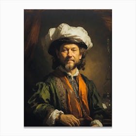 Portrait Of Rembrandt Canvas Print