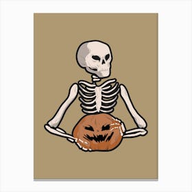 skelly Canvas Print