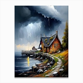 Stormy Night Canvas Print