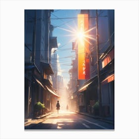 Street Scene Canvas Print