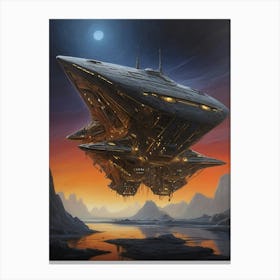 Spaceship Canvas Print