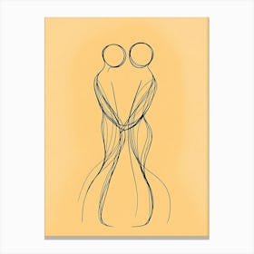 Interwoven Souls Canvas Print