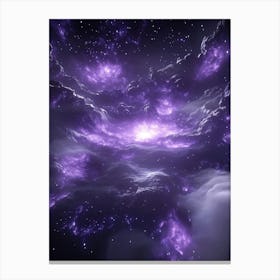 Purple Galaxy 1 Canvas Print