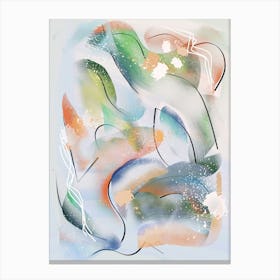 Abstract Embrace Colourful Canvas Print