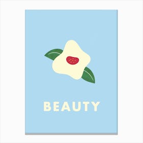 Beauty - Camille Flower Canvas Print