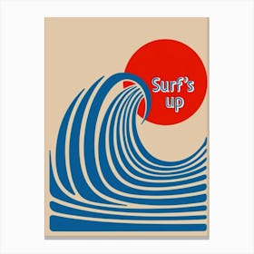 Surf'S Up 1 Canvas Print