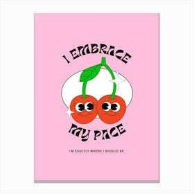 Embrace My Face Canvas Print