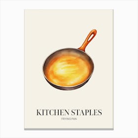 Kitchen Staples Frying Pan 3 Canvas Print