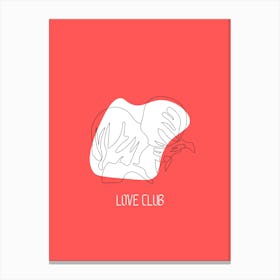 Love Club Canvas Print