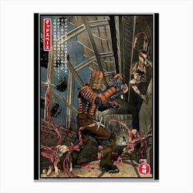 Surviving The Usg Ishimura Canvas Print