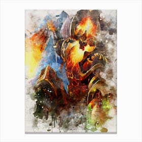 Sargeras World Of Warcraft Canvas Print