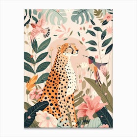 Cheetah In The Jungle 6 Canvas Print