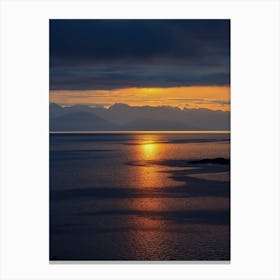 Sunset Over Loch Ryan Canvas Print