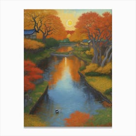 Autumn In Kyoto Canvas Print