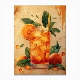 Tequila Cocktail 10 Canvas Print