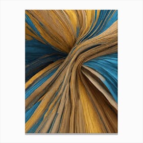 Twisted Abstract Art Canvas Print