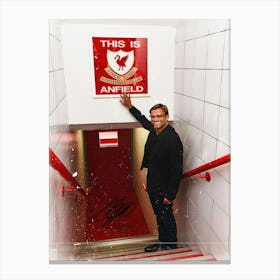 Jürgen Klopp Liverpool 1 Canvas Print