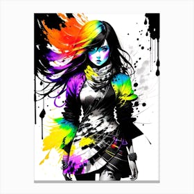 Rainbow Girl 1 Canvas Print