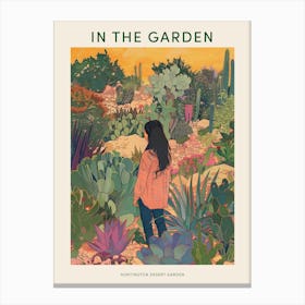 In The Garden Poster Huntington Desert Garden Usa 3 Canvas Print