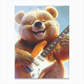 Teddy Bear Musical Canvas Print