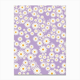 Daisy Garden | 05 – Lilac Canvas Print