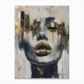 Gold City 2 Canvas Print