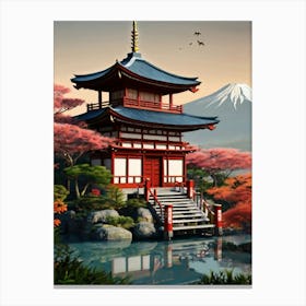 Japanese Pagoda Canvas Print