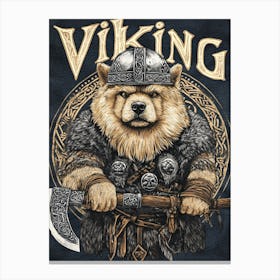 Viking Chow Chow Canvas Print