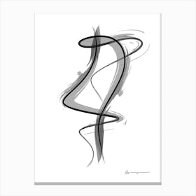 Spiral Strokes 8 Canvas Print