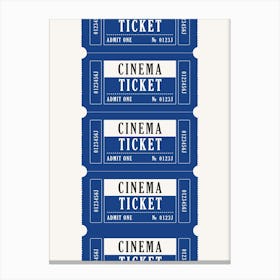 Cinema Ticket 1 Canvas Print