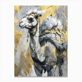 Camel Precisionist Illustration 1 Canvas Print