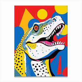 Pop Art Dinosaur 2 Canvas Print