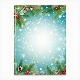 Season Background Holiday Merry Ornament Text New Year Decorating Eve Happy Design Card (17) Canvas Print