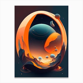 Orion Comic Space Space Canvas Print