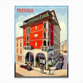 Treviso, City Center, Italy Canvas Print